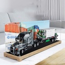 Transparent Acrylic Display Casefor Lego 42078 Truck Model Clear BoxStorage BoxDisplay BoxCompatible with 42078 Model Display Box only Log Color