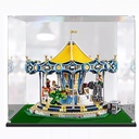BoHeart Acrylic Display Case for Lego 10257 Carousel customizedtransparent Dustproof display box can be collected Size40x40x35 cm Model Not Included 2mm