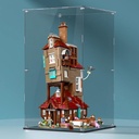 Acrylic Display Cases Box Suitable for Lego 76437 Shabby Crooked Housesshowbox Used for Model Display Dustproof Collectible Storage Model Not Included 3mm transparent