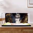 Acrylic Display Case Is Compatible with Lego 77015 Golden Idol Indiana Temple Model Collectibles Dustproof Clear Display Box only Storage Box 3mm background