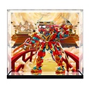For lego display boxsuitable for LEGO 80045 Monkey King Transformation Mecha Model Transparent Solid Display Box Model not included Mirror spray painting thickened model 3mm