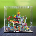 Acrylic Display Case For Lego 80036 Orchid City Model Dustproof Transparent Acrylic Display Case Storage Box Model Not Included Black base