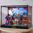 Acrylic Display Box Compatible with Lego 76294 XMen and XMansions Model Kit Collectible Gift Display Box Organizer Box Only