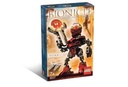 Lego Bionicle Matoran of Metru Nui Mini Box Set Figure 8607 Nuhrii Red by LEGO