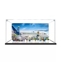 Acrylic Display Case for Lego City Passenger Airplane 60367 Dustproof Display Box Compatible Lego Model Showcase Gift Background C