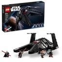 LEGO Star Wars Inquisitor Transport Scythe 75336 Buildable Toy Starship OBIWan Kenobi Set Ben Kenobi Minifigure with Blue and DoubleBladed Red Lightsabers