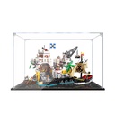 Acrylic Display Case for LEGO 10320 Building Set Dustproof Display Box Clear Acrylic Plate with Base HD TransparentMirror Transparent 3mm