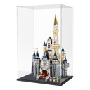 Nynelly 79 cm Tall Acrylic Display Case for Lego Disney Castle 71040 for Lego Display Case for Models Figures Dolls Assemble Dustproof Thickened Clear Display Box Display CabinetBlack