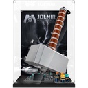 JOMIOD Acrylic Display Case for Lego 76209 Thors Hammer Dustproof Display Case Transparent Acrylic Display Case Compatible Lego 76209 Model Without Model Kit