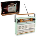 LEGO Icons Retro Radio Building Set for Adults Home Decor for Bedroom Living Room Desk for Vintage Aesthetic with Sound Effects Smart Phone Integration Gift for Men and Women 10334