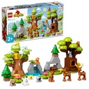 LEGO 10979 DUPLO Animaux Sauvages dEurope Jouet dÉveil des 2 Ans Figurines de Daims Ours Renard et Écureuils