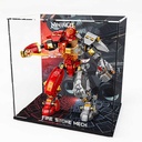 Display Box for Lego 71720 Building Block Flint Mecha Acrylic Dustproof Transparent Storage Custom Display Case Gifts for Lego Lovers Not Model