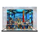 HCAEIOFJ Clear Acrylic Display Case for Lego 80049 Applicable for Monkie Kid Dragon of The East Palace Display Box GiftDisplay Case Only Mirror BottomBackground
