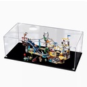 FEIFANBOYANG Acrylic Transparent Display Case for Lego 31084 Pirate Roller Coaster Model Dustproof Transparent Display Case Showcase 295 118 118 inches Display Case Only 3mm