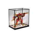 Acrylic Display case for Lego 80045 Morphing Mechs Model Dustproof Transparent collections Display Case display box only White base