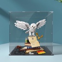 Acrylic Display Box for Lego 76391 Hedwigs Owl Model Transparent Dustproof Display Box Storage Box Compatible with Lego 76391 Construction kit Model Not Included Transparent