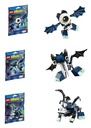 LEGO Mixels Series 4 Bundle Set of Glowkies Globert 41533 Vampos 41534 Boogly 41535 Mixels