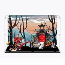 Figures Display Box for LEGO 71767 for Ninja Dojo Temple Masters of Spinjitzu Acrylic Dustproof Transparent Custom Display Case No Model background A