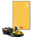Display Wallboard for Lego 42151 BugattL Bolide Adult Collectibles Lego Car Wall Mount for Building Set Gifts for Lego Lovers Only Display Wallboard