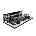 Figures Display Box for LEGO 42171 Mercds F1 W14 E Acrylic Dustproof Transparent Display Case No Model mirror background