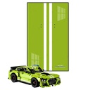 BoHeart Display Wallboard for Lego 42138 Ford Mustang Shelby GT500 Racing car Compatible with 42138 for Lego Car Wall Mount Gift Ideas for Lego Car Wall Mount Enthusiast Only Wallboard 50X30CM