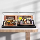 Acrylic Display Case for LEGO 10292 FRIENDS Apartments Storage Protection Showcase Selfassembled Black Inside 137x98x59inch Slevel gluefree model