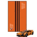 Display Wall Mount for Lego Technic 42196 Supercar Racing Decorative Scoreboard for Car Wall MountAdult Collectibles Gifts for Lego Car Wall Mount Size30 x 50 cm Model Not Included