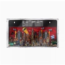 Acrylic Display Case Box Compatible with Lego 76271 Gotham City Animation Model Protection Display Case Gift Model Compatible with Lego Only Display Case Wall Mount Version
