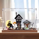 Acrylic Display Case Box Suitable for Lego 21351 Hristmas Eve ScareUsed for Model Display Exhibition Collection Dust Prevention Storage Only Display Box No Model 3mm A