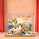 Acrylic Display Case Compatible with Lego 80112 Xianglong Nafu Building Block Model Protective UV Dust Collector Box Collectors Gift Protect and decorate your masterpieces Box Only Style 2