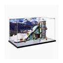 Dustproof Transparent Storage Acrylic Display Box 60366 City Climbing Ski Resort 19698137 inches for Lego Toys Lego Models not Included 3mm Back Spray Model
