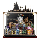 Acrylic Display Case for Lego 76444 Diagon Alley Building SetClear Display Case DustProof Display Case Compatible with Lego 76444Only Display Case