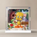 Acrylic Display Box for Lego 40824 Sweetheart Square Head Doll Model Transparent Dustproof Display Box Storage Box Compatible with Lego 40824 Model Model Not Included contexts 3mm