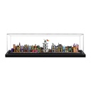Acrylic Display Case for Lego 76444 Mini Diagon Alley Model 3mm Dustproof Display Box Display Case Compatible with Lego 76444Model Not Included Transparent Build 3MM Black