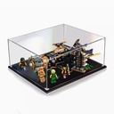 Clear Acrylic Display Box Compatible with Lego 41375 Heartlake City Playground Model Dustproof Display Gifts Protect Decorations Collectibles Storage Organizer Box Only 2mm