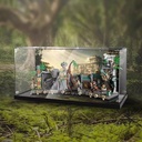 Acrylic Display Case Is Compatible with Lego 77015 Treasure Raider Temple Building Kit Model Collectibles Dustproof Clear Display Box only Storage Box3mm background