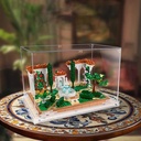 Acrylic display case is suitable for lego 10359 Spanish Fountain Gardenshow box used for collecting displaying and organizing models3mm
