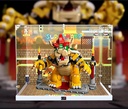 Acrylic Display Case for LEGO 71411 The Mighty Bowser Model Dustproof Building Block Display Casesize177x118x138 inchesOnly Display Case White heightened base background