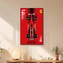 Display Wallboard for Lego 42207 Ferrari SF24F1 racing car Compatible with Lego Cars Gift Ideas for Lego Car Wall Mount EnthusiastsOnly Display Wallboard J