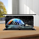 BoHeart No glue Clear Display Box for LEGO 60350 for Acrylic Dustproof Transparent Custom Display Case No Model 55x35x25cm Light board