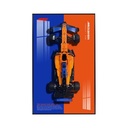 BoHeart Acrylic Display Wallboard for Lego 42141 Racing Compatible with 42141 Only Display WallboardNo Model A Style