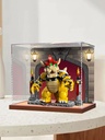 TRUSTFAR Acrylic Display Case for Lego 71411 Super Mario The Mighty Bowser Collection Protection Display Case for Lego 71411 Display Box Compatible with Lego 71411No Model background
