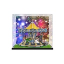 Acrylic display case For Lego 10257 Carousel model dustproof transparent acrylic display case storage box model not included 3mm back spray