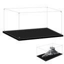 LILIKAKA Acrylic Display Case for Lego 75394 Imperial Star Destroyer 2125x1417x826inches 54x36x21cm Protect Your Collectibles from Dust with a Clear Showcase