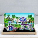 Transparent Acrylic Display Casefor Lego 43215 Magic Treehouse Model Clear BoxStorage BoxDisplay BoxCompatible with 43215 Model Display Box only Log Color