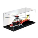 Acrylic Display Case Compatible with Lego 42145 Technic Airbus H175 Rescue Helicopter Display Case Acrylic Display Case for Lego 42145 Without Model Kit