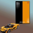BoHeart Display Wallboard for Lego Technic 42172 McLaren P1 racing car Compatible with Lego Ferrari Cars Gift Ideas for Lego Car Wall Mount Enthusiasts Only Display Wallboard McLaren P1C