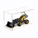 Figures Display Box for LEGO 42081 Whevl Loaader Acrylic Dustproof Transparent Custom Display Case No Model white3mm