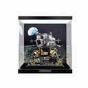 Figures Display Box for LEGO 10266 Ccreator Apoollo 11 Acrylic Dustproof Transparent Custom Display Case No Model basebackgroundlightbox