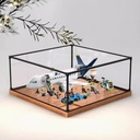Acrylic Display Clear Collectors Box Compatible with Lego 60367 Passenger Aircraft Building Block Model Dust Storage Box Display Box Box Only Style 2